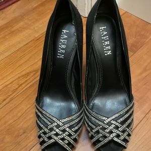 Ralph Lauren black heals